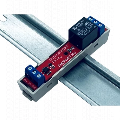 Optocsatolt relé áramkör din sinre 24V
